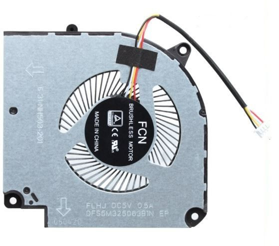 Вентилятор (кулер) для ноутбука Hasee G7-CT5NA, G7-CT7NA, Z7-CT, Z8-CT7NA GPU, 4-pin
