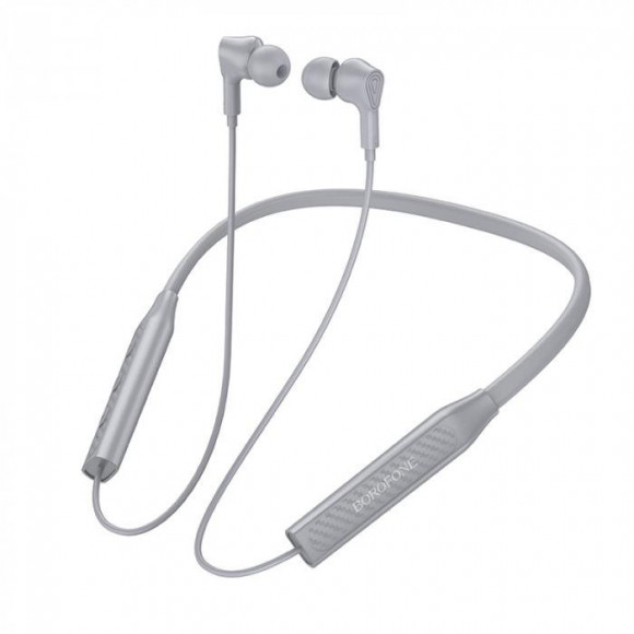 Наушники BOROFONE BE59 Rhythm беспроводные с шейной дугой, BT 5.3, серый