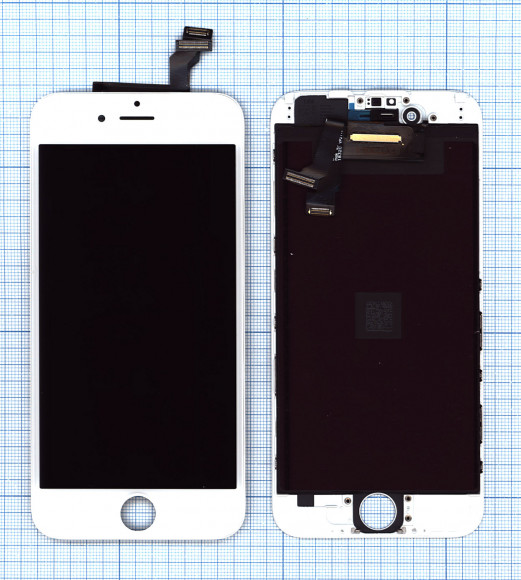 Дисплей Amperin для Apple iPhone 6 в сборе с тачскрином (IPS) белый