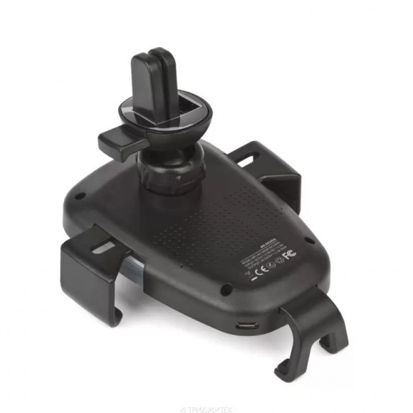 Автомобильный держатель WK Navigators Wireless Car Charger WP-U42 с беспров. зарядкой 10 Вт, черный