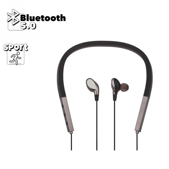 Bluetooth гарнитура WK BD370 стерео вставная спорт, черная Bluetooth гарнитура WK BD370 стерео вставная спорт, черная