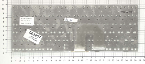 Клавиатура для ноутбука Asus U3, F9, F6, F6A, F6E, F6H, F6S, F6V, F6Ve, белая Клавиатура для ноутбука Asus U3, F9, F6, F6A, F6E, F6H, F6S, F6V, F6Ve, белая