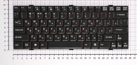 Клавиатура для ноутбука Fujitsu-Siemens Lifebook P5020, P5020D, P5010, P5010D, черная
