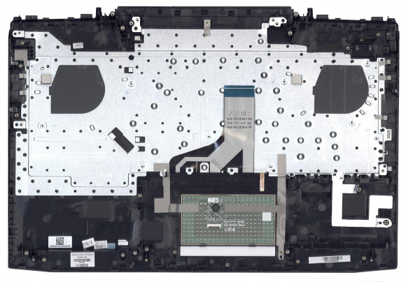 Клавиатура для ноутбука HP Omen 17-AN топкейс красный шрифт Клавиатура для ноутбука HP Omen 17-AN топкейс красный шрифт