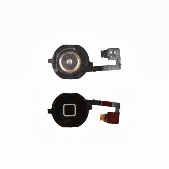 Шлейф, FLC для телефона Apple iPhone 4S с кнопкой HOME, черный
