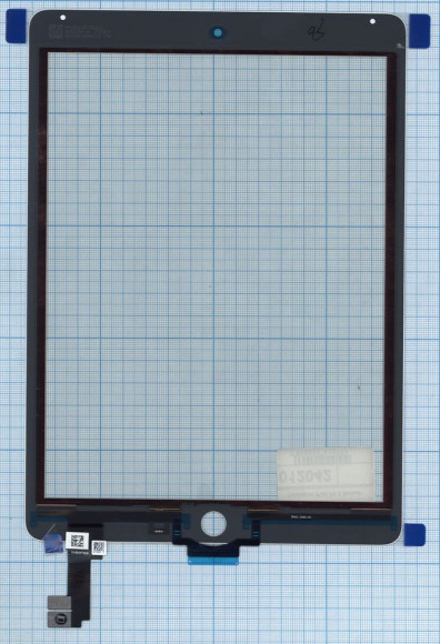 Сенсорное стекло (тачскрин) для Apple iPad Air 2 (A1566, A1567), белое (OEM)