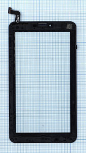 Сенсорное стекло (тачскрин) для Irbis TZ70, черное с рамкой, б.у. Сенсорное стекло (тачскрин) для Irbis TZ70, черное с рамкой, б.у.