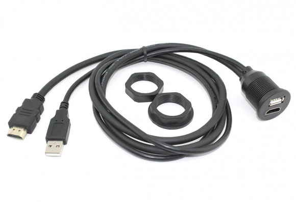 Переходник USB + HDMI на USB + HDMI