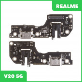 Системный разъем (разъем зарядки) для Realme V20 5G, разъем гарнитуры, микрофон Системный разъем (разъем зарядки) для Realme V20 5G, разъем гарнитуры, микрофон