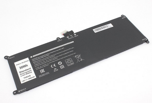 Аккумулятор (батарея) 07VKV9 для ноутбука Dell Latitude 12 7275, 7.6В 3900мАч (OEM)