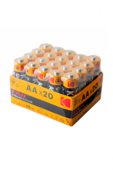 Kodak XTRALIFE ALKALINE LR6 в упаковке 20 шт Kodak XTRALIFE ALKALINE LR6 в упаковке 20 шт