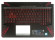 Верхняя часть корпуса (Palmrest) Asus TUF Gaming FX504 с клавиатурой, с подсветкой, красный, RU Верхняя часть корпуса (Palmrest) Asus TUF Gaming FX504 с клавиатурой, с подсветкой, красный, RU