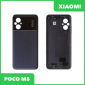 Задняя крышка для Xiaomi POCO M5 (черный) Задняя крышка для Xiaomi POCO M5 (черный)