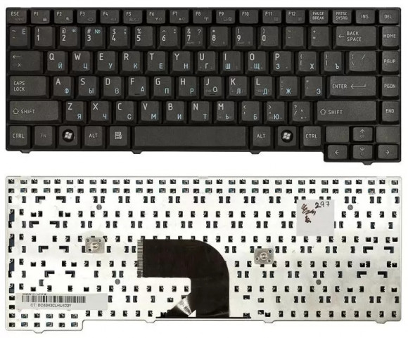 Клавиатура для ноутбука ноутбука Toshiba Satellite L40, черная