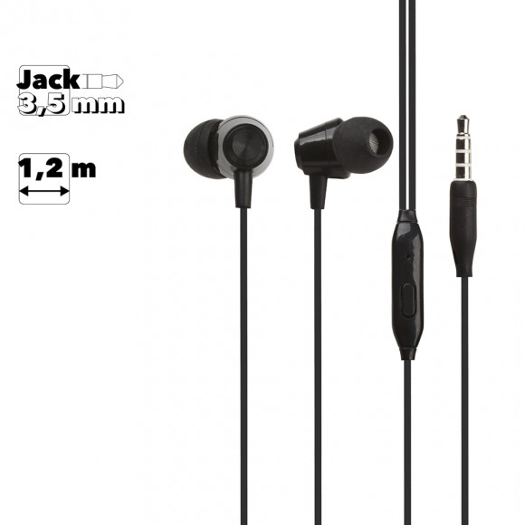 Гарнитура Borofone BM20 DasMelody In-line Control Wired Earphone, черная
