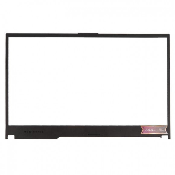 Рамка экрана (рамка крышки матрицы, LCD Bezel) для ноутбука Asus G712LV черная, пластиковая. С разбора.
