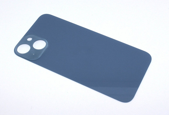 Задняя крышка (стекло) для Apple iPhone 14 синяя