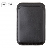 Чехол-бумажник Apple iPhone Leather Wallet MagSafe (кожа/коробка/черный)