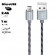 USB кабель Borofone BX24 Ring Current Charging Data Cable For Micro, серый USB кабель Borofone BX24 Ring Current Charging Data Cable For Micro, серый