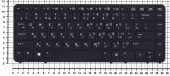 Клавиатура для ноутбука HP EliteBook 840 G1, G2, черная c рамкой без указателя и без подсветки