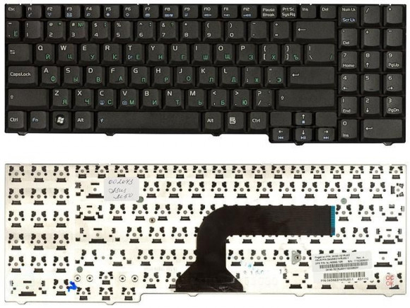 Клавиатура для ноутбука Asus M50, M70, X70, X71, G50, черная