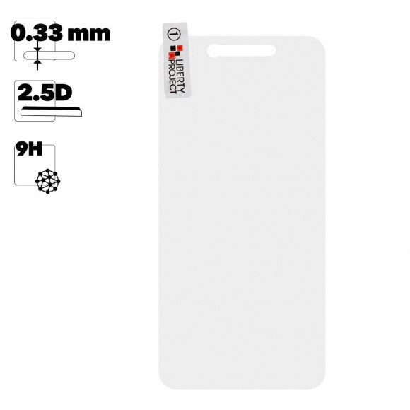 Защитное стекло "LP" для ZTE Blade A601 Tempered Glass 0.33 мм, 2.5D, 9H (ударопрочное)