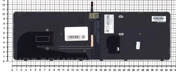 Клавиатура для ноутбука HP EliteBook 850 G3, 850 G4, черная с черной рамкой и подсветкой Клавиатура для ноутбука HP EliteBook 850 G3, 850 G4, черная с черной рамкой и подсветкой