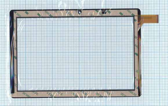 Сенсорное стекло (тачскрин) TurboPad kids 10, 1 (2021), черное Сенсорное стекло (тачскрин) TurboPad kids 10, 1 (2021), черное