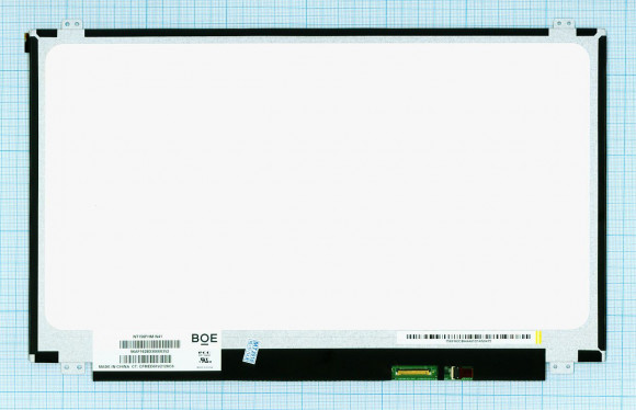 Матрица NT156FHM-N41, 15.6", TN, 1920x1080 (Full HD), 30 pin, LED, Slim (тонкая), матовая