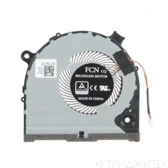 Вентилятор (кулер) для ноутбука Dell G3, G3-3579, G5-5587 для CPU, 4-pin
