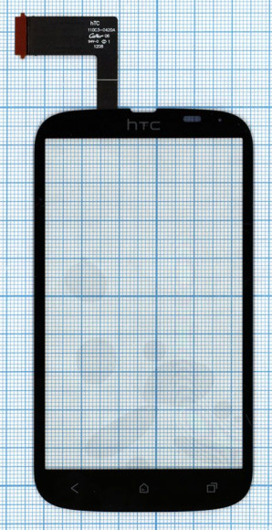 Сенсорное стекло (тачскрин) для HTC Desire V (T328W), черный