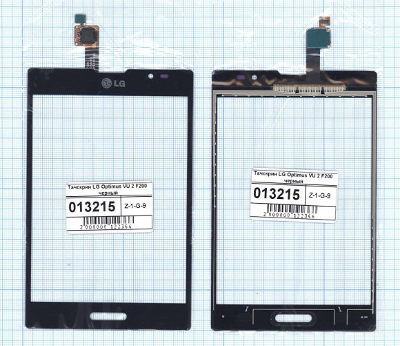 Сенсорное стекло (тачскрин) для LG Optimus VU 2 (VU II) F200, черный