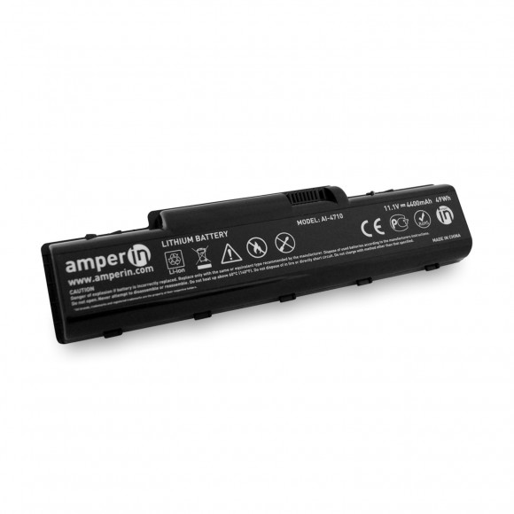 Аккумулятор (батарея) AK.006BT.020 Amperin AI-4710 для ноутбука Acer Aspire 2930, 4710, 11.1В, 4400мАч, 49Вт Аккумулятор (батарея) AK.006BT.020 Amperin AI-4710 для ноутбука Acer Aspire 2930, 4710, 11.1В, 4400мАч, 49Вт