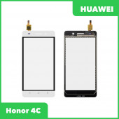 Сенсорное стекло (тачскрин) для Huawei Honor 4C (CHM-U01), белый