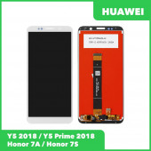 Модуль для Huawei Y5 2018, Y5 Prime 2018, Honor 7A (DRA-L21), белый