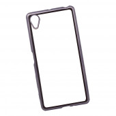 Чехол силиконовый "LP" для Sony Xperia X TPU (прозрачный с черной хром рамкой) (европакет) Чехол силиконовый "LP" для Sony Xperia X TPU (прозрачный с черной хром рамкой) (европакет)