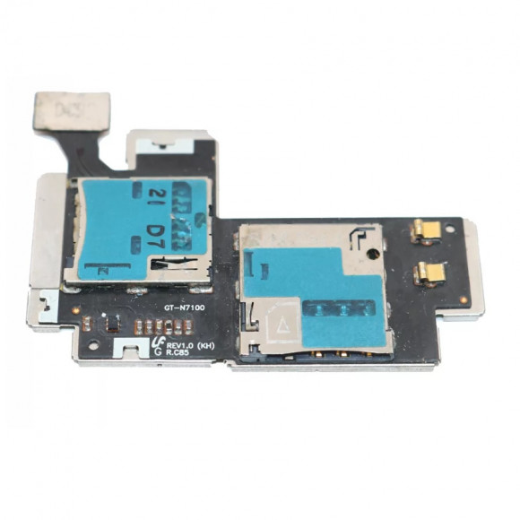 Коннектор SIM, MMC Samsung N7100, N7108 на шлейфе