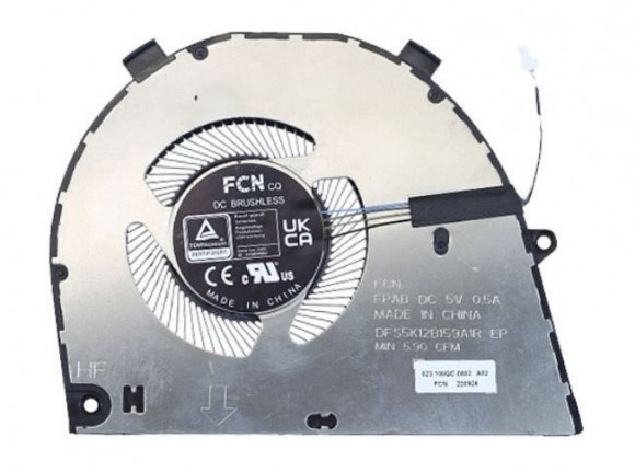 Вентилятор (кулер) для ноутбука Dell Vostro 16-5620, 16-5625