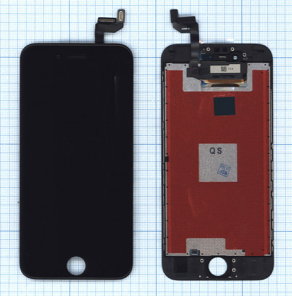 Дисплей Amperin для Apple iPhone 6S в сборе с тачскрином (IPS) черный Дисплей Amperin для Apple iPhone 6S в сборе с тачскрином (IPS) черный