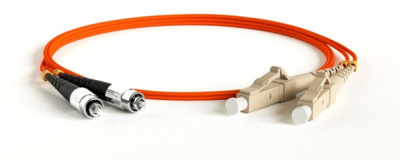 FC-D2-50-FC/PR-LC/PR-H-50M-LSZH-OR Патч-корд волоконно-оптический (шнур) MM 50/125, FC-LC, 2.0 мм, duplex, LSZH, 50 м Hyperline