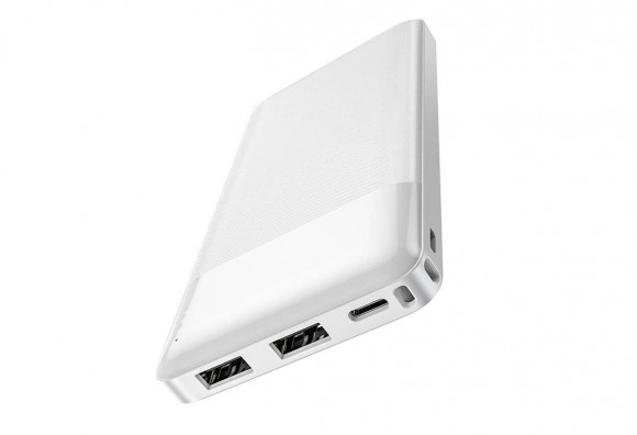 Внешний аккумулятор Powerbank HOCO J72 Easy travel, 2.0A, (10000mAh), белый