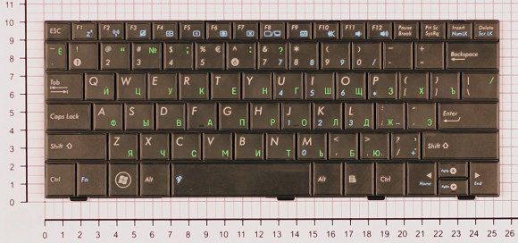 Клавиатура для ноутбука Asus Eee PC 1005HA, 1008HA, 1001HA, 1001px, черная