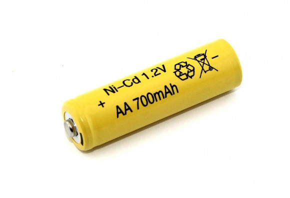 Аккумулятор AA, 1.2В, Ni-Cd, 700мАч