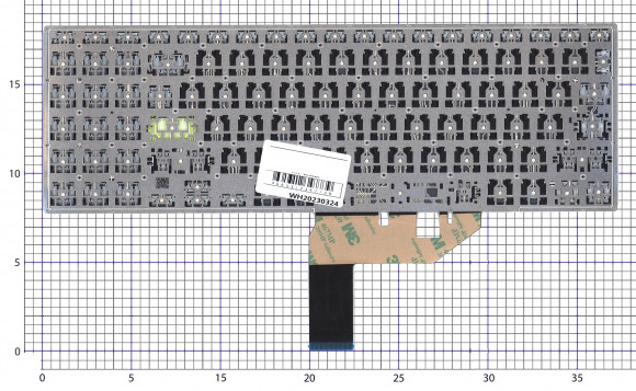 Клавиатура для ноутбука Asus VivoBook 15 K513E, черная