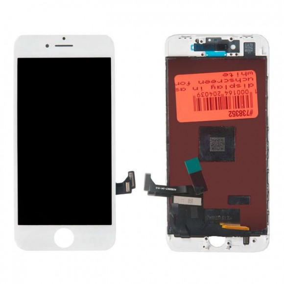 дисплей в сборе с тачскрином ZeepDeep PREMIUM для iPhone 8, SE 2020, белый + прокладка-абсорбер дисплей в сборе с тачскрином ZeepDeep PREMIUM для iPhone 8, SE 2020, белый + прокладка-абсорбер