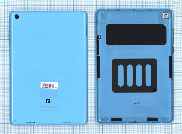 Задняя крышка для планшета Xiaomi Mi Pad, голубая, б.у.