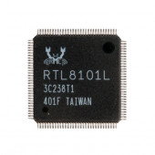 Сетевой контроллер RTL8101L TQFP-100 с разбора