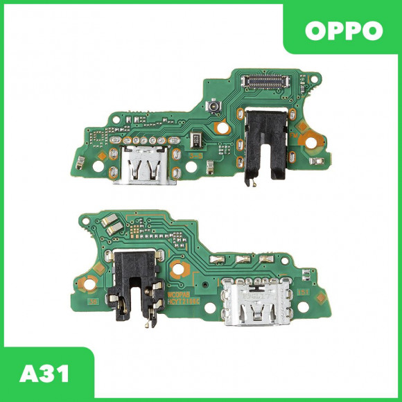 Системный разъем (разъем зарядки) для Oppo A31 c микрофоном