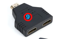 Разветвитель HDMI папа на 2 мама