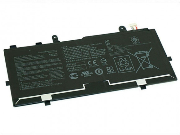 Аккумулятор (батарея) C21N1714 для ноутбука Asus TP401, TP401CA, TP401NA, Flip TP401N, 5065мАч, 7.7В, чернный (OEM
